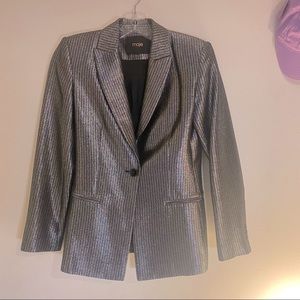 MAJE silver gorgeous blazer